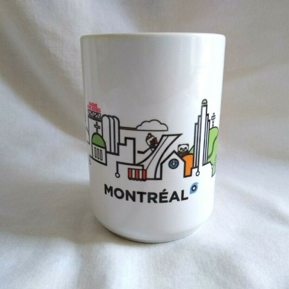 Montreal‎ Souvenir Cartoon Coffee Cup Mug